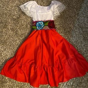 Selling little girl Spanish culture dancing dress 3T